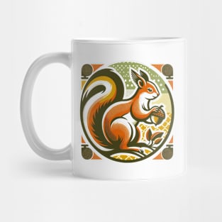 Abstract Squirrel Mug